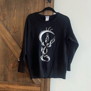 Warner Bros. Looney Tunes Black Tweety Bird Sweater